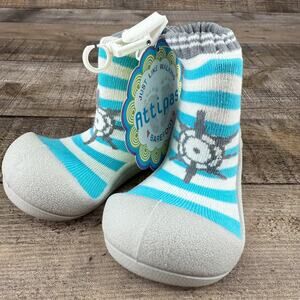 Attipas Shoes For Baby/Toddler Size 4.5 Striped Design